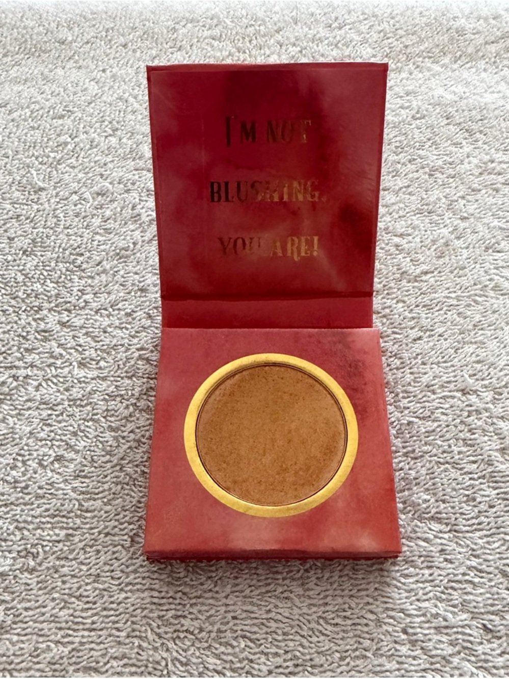 Menagerie Cosmetics Single Blush in Dandelion Glow  New No Box.  No longer made.